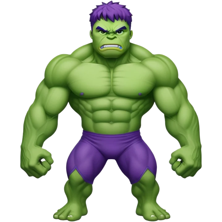 Purple hulk emoji