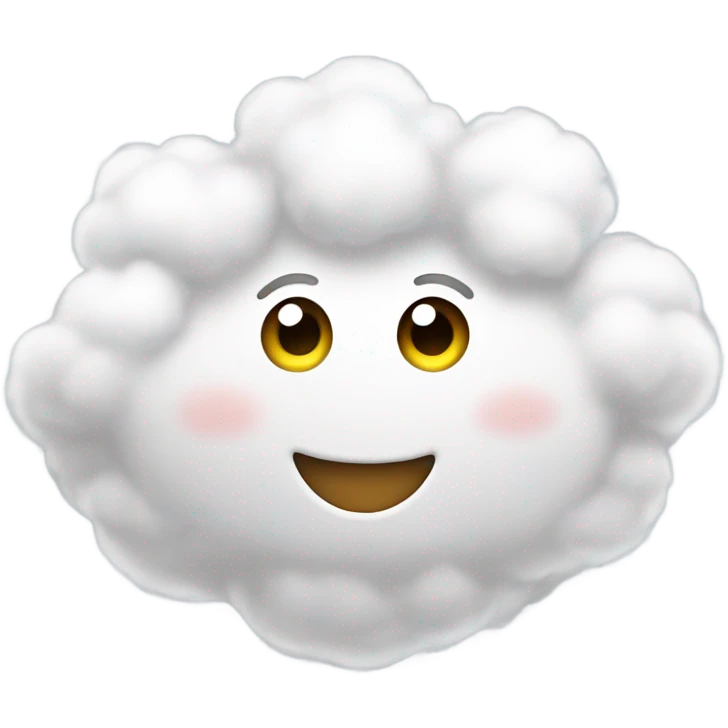 Cloud happy  emoji