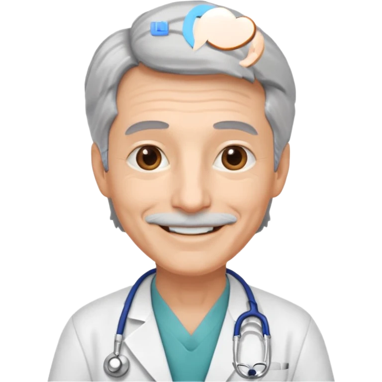 make an experienced doctor emoji  emoji