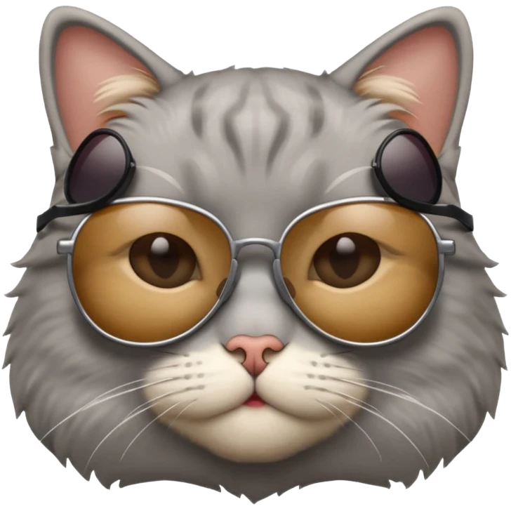 Cat wearing sunglasses emoji