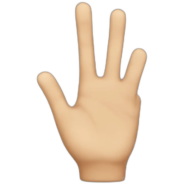 the finger thats in the mid emoji