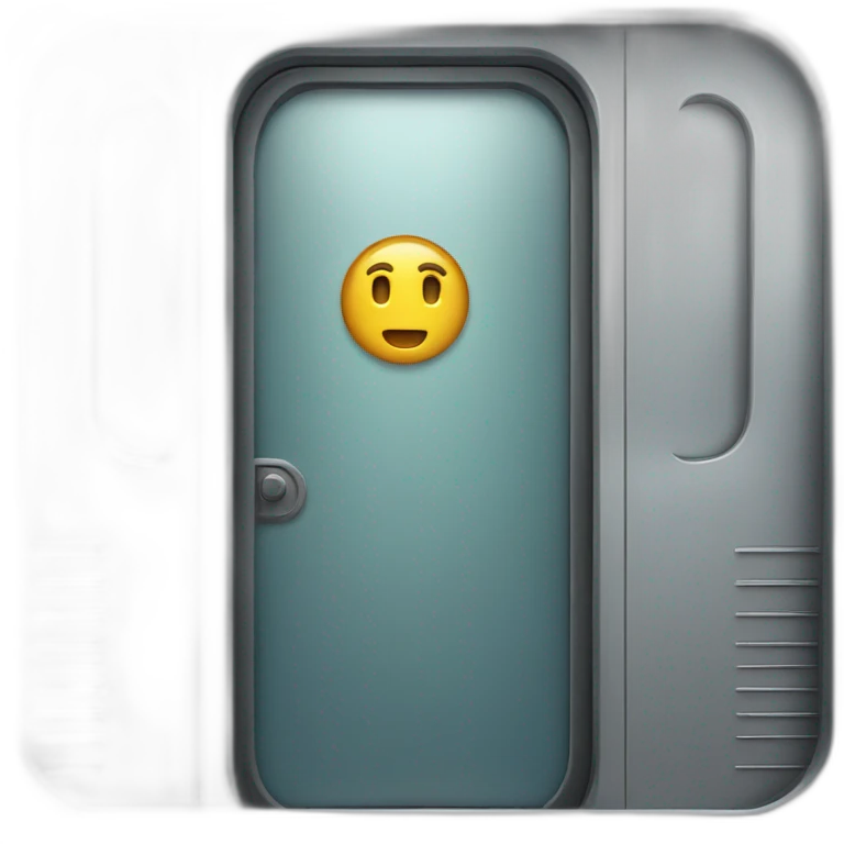 doors in electric train emoji