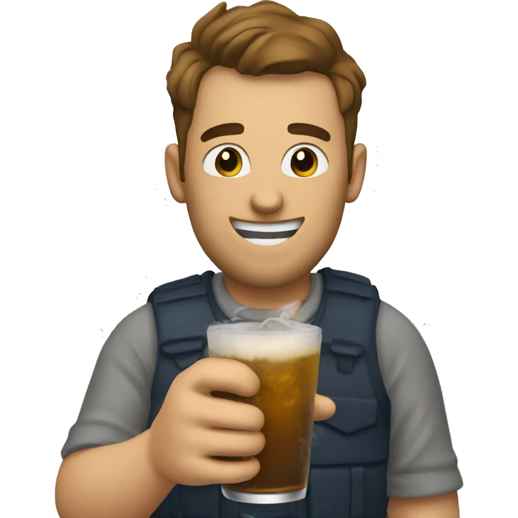 Create a mate with someone drinking it emoji