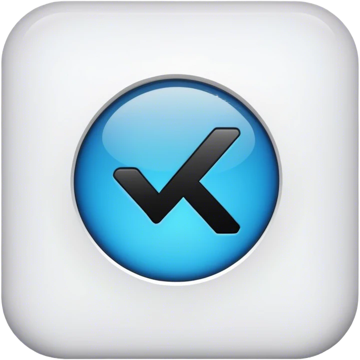 black check mark emoji