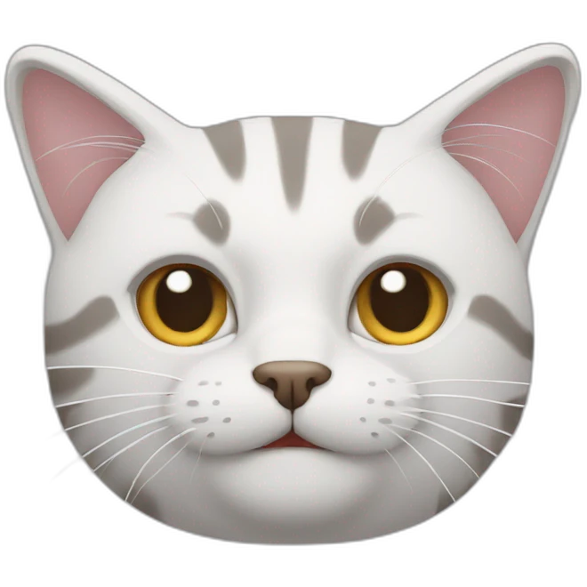 Cat stroke emoji