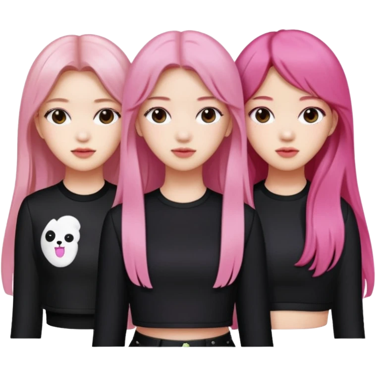 BLACKPINK 4 people emoji
