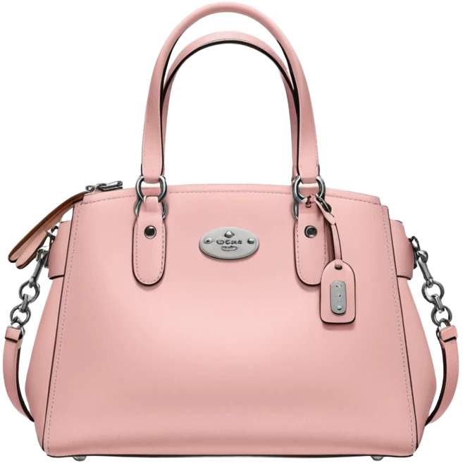 coach bag color pink emoji
