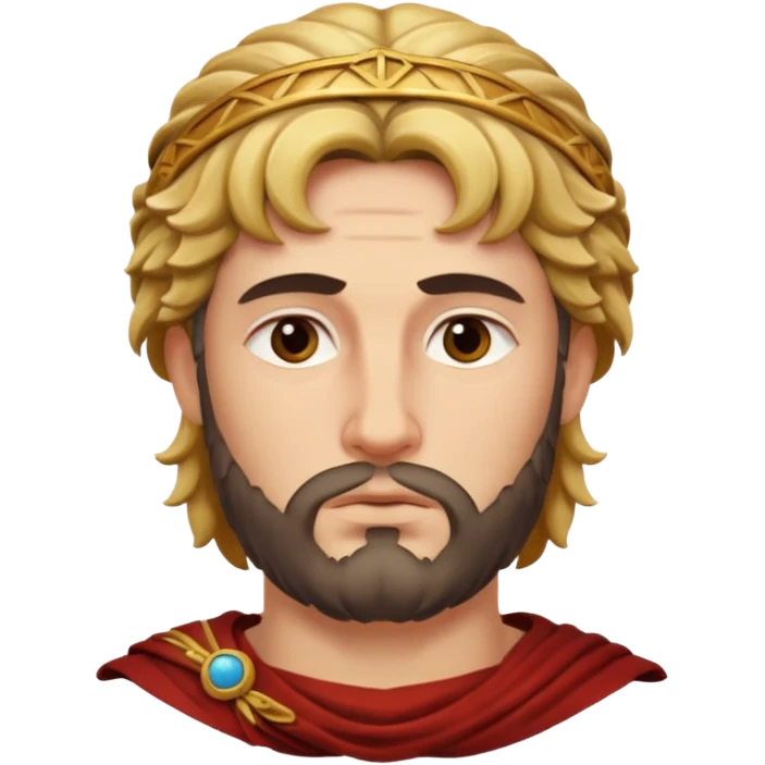 romeinse god erg nadenkend  emoji