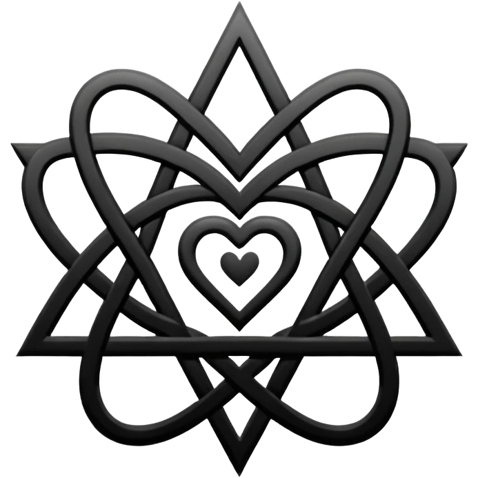 A heartagram emoji