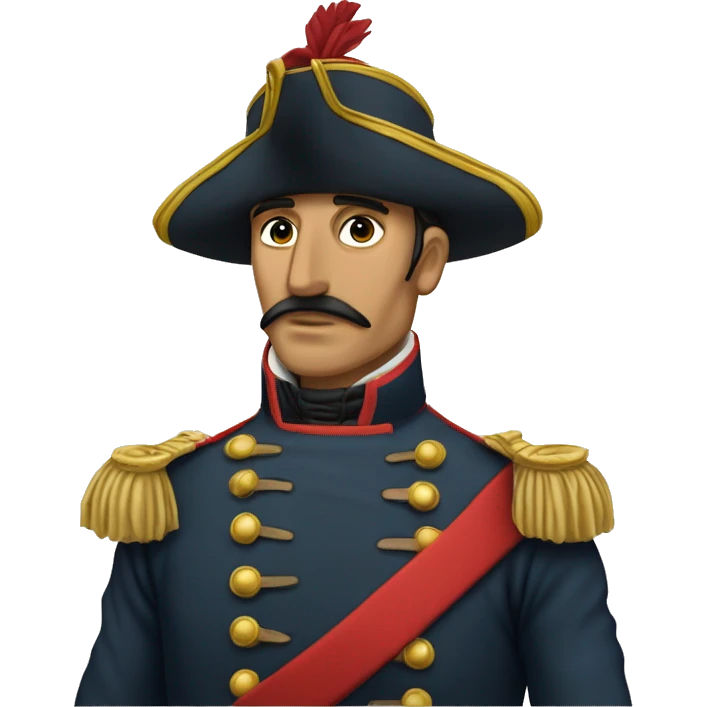 soldado que peleo en la batalla de junin de 1825 llamado "úsares de junin" emoji