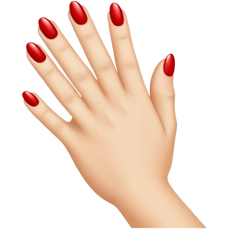 Classic painting nails emoji emoji
