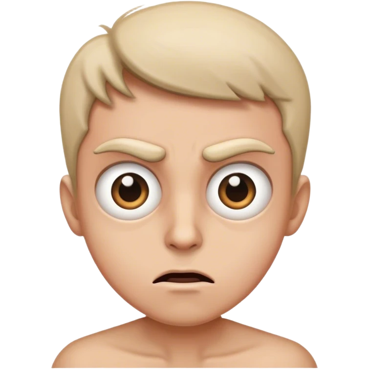 mad self x eyes emoji