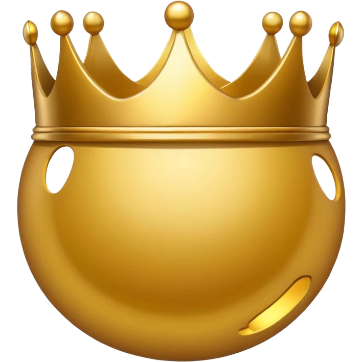 Balón con corona emoji