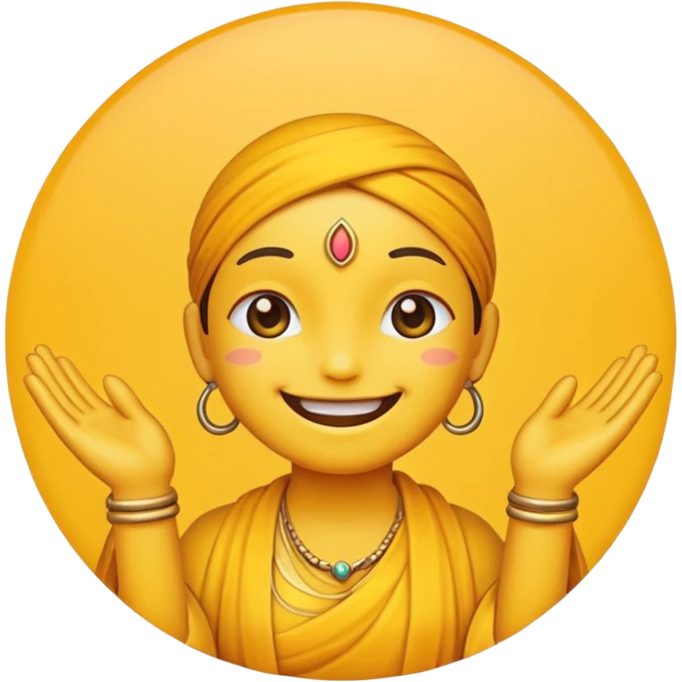 Namaste emoji sticker emoji