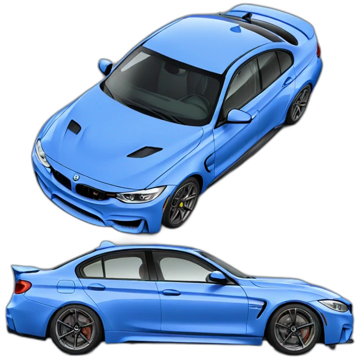blue f80 m3 emoji