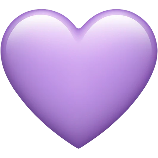 Light purple heart emoji