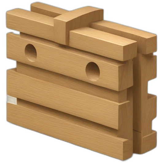 Dessin technique d’un assemblage tenon mortaise emoji