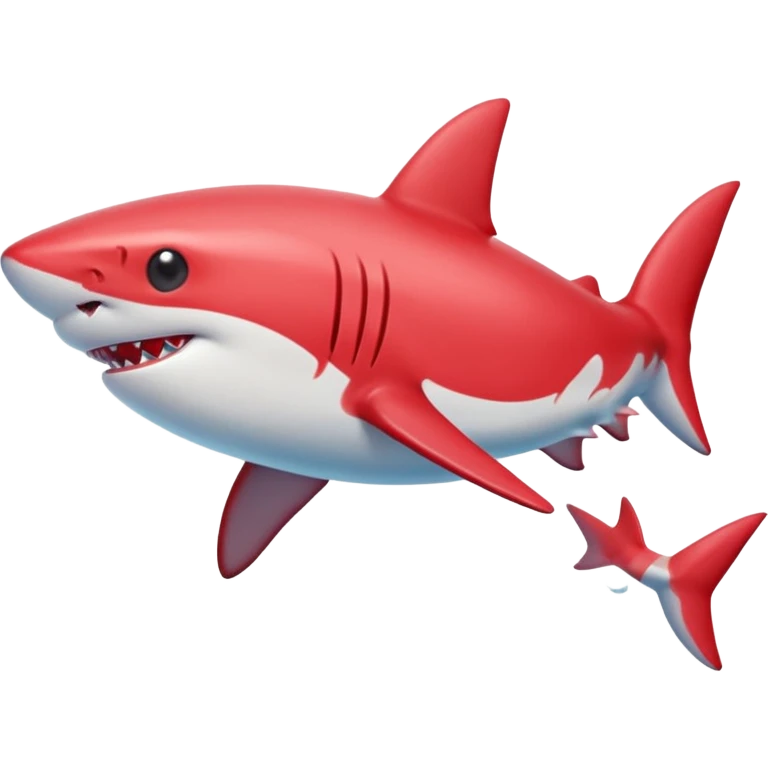 red baby Shark emoji