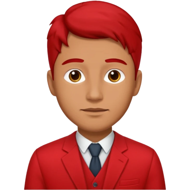 4k high quality medic man dress in red emoji