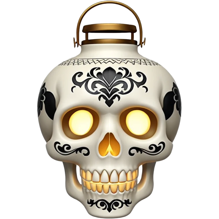 Skull Lantern emoji