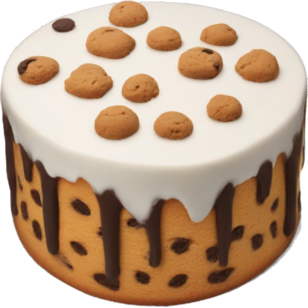 Cookie ice cream cake emoji