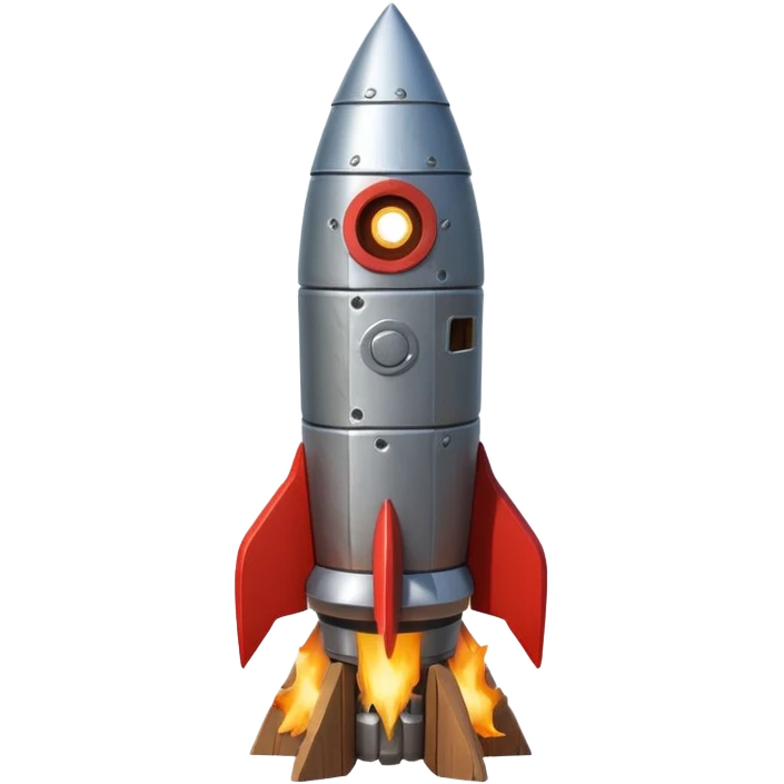 A Rocket Made Of Wood And Scrap Metal In A Clash Of Clans Aesthetic emoji