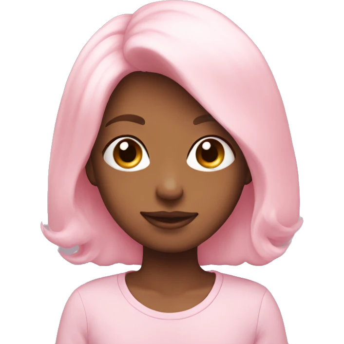 Pastel pink hear emoji