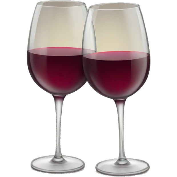 A toast of two glasses of wine,

 emoji