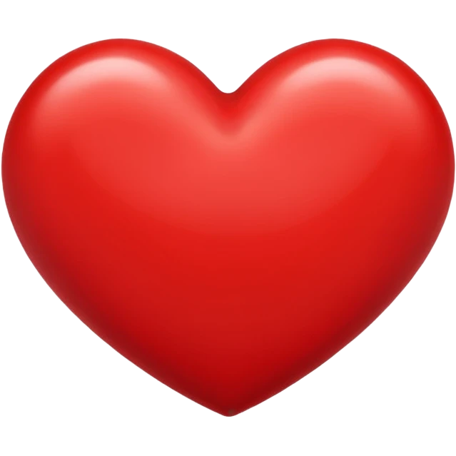 red heart emoji