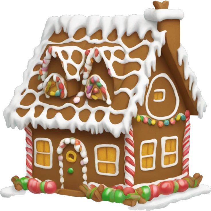 gingerbread house emoji