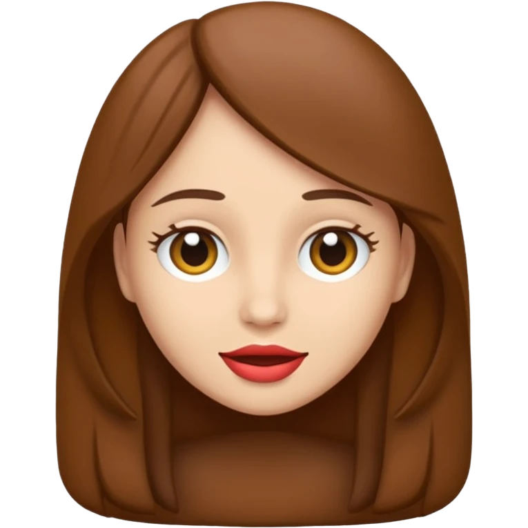 Vagin de femme blanche brune emoji