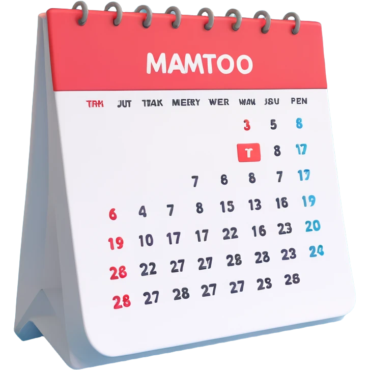 calendar week emoji