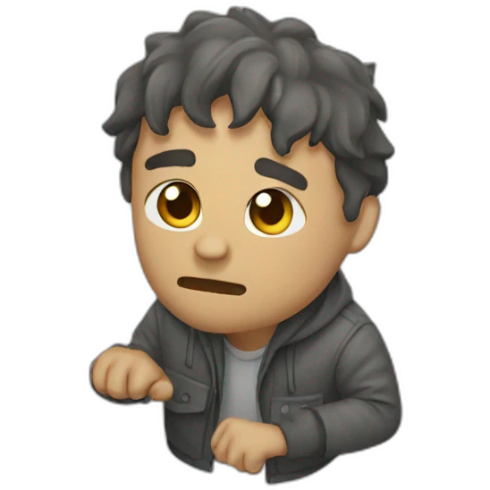 throw-up emoji
