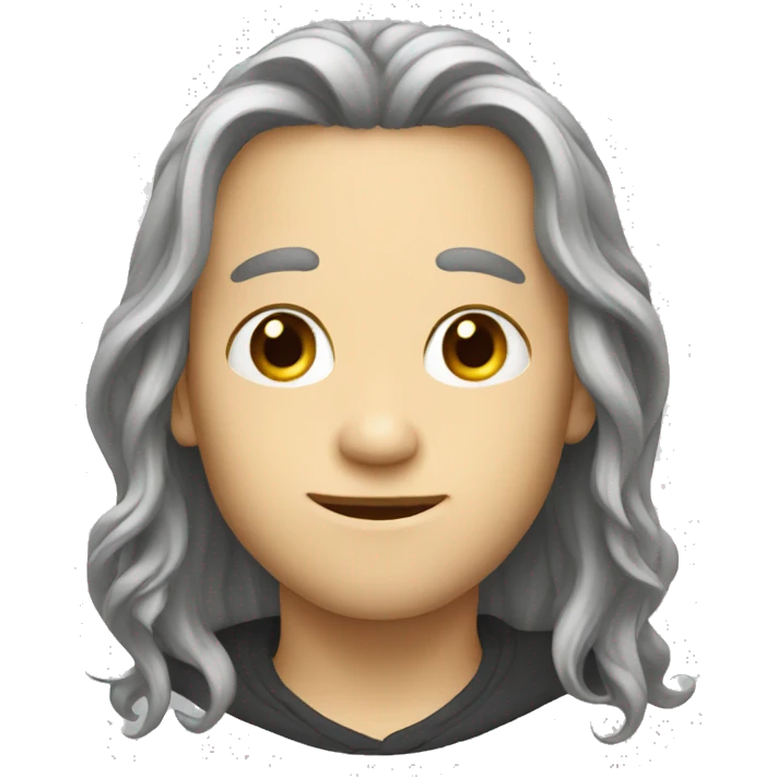 long hair boy emoji