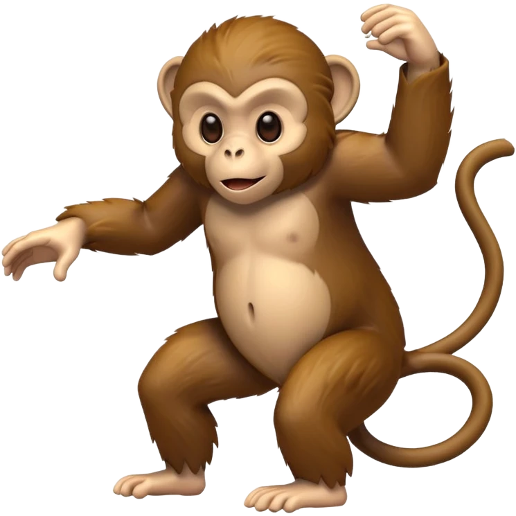 monkey moving at high speed emoji