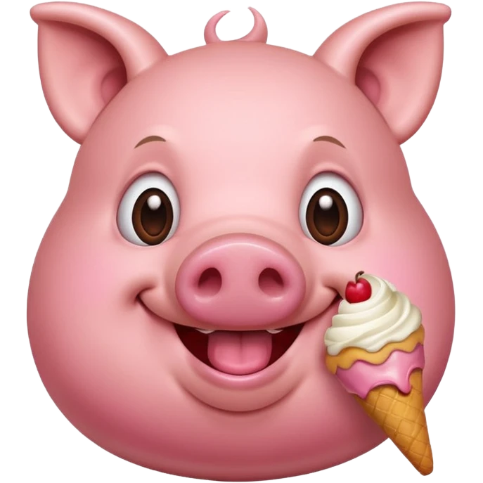 Sweet tooth pig emoji