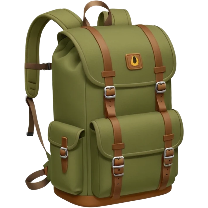 Hiking backpack with chest strap emoji