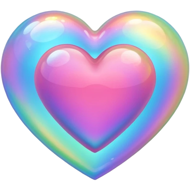 bubble heart emoji