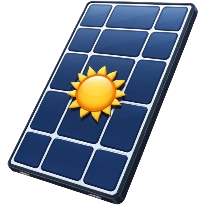 solar panel simple emoji