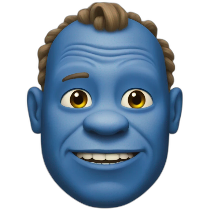 blue-shrek emoji