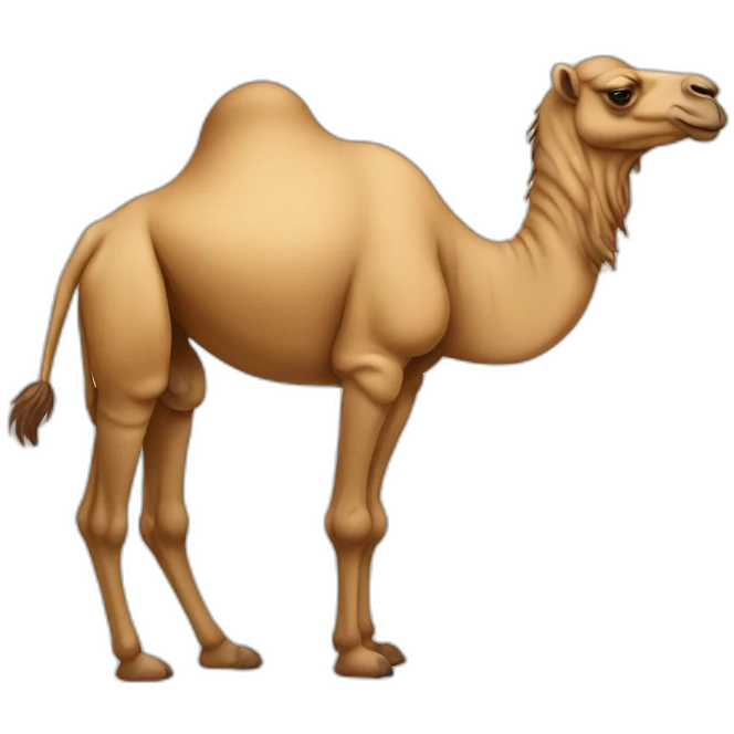 Camel sad emoji