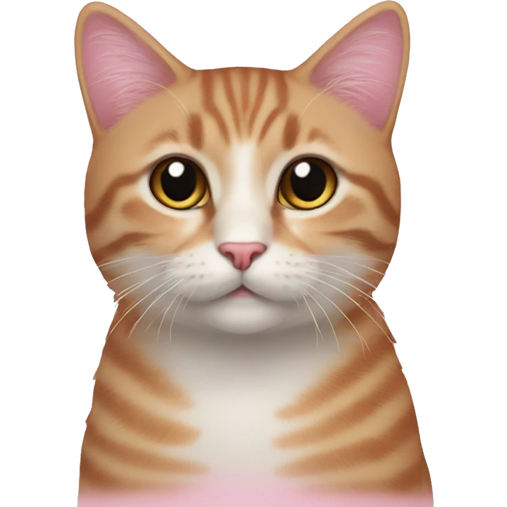 Gatito de gomita rosa emoji