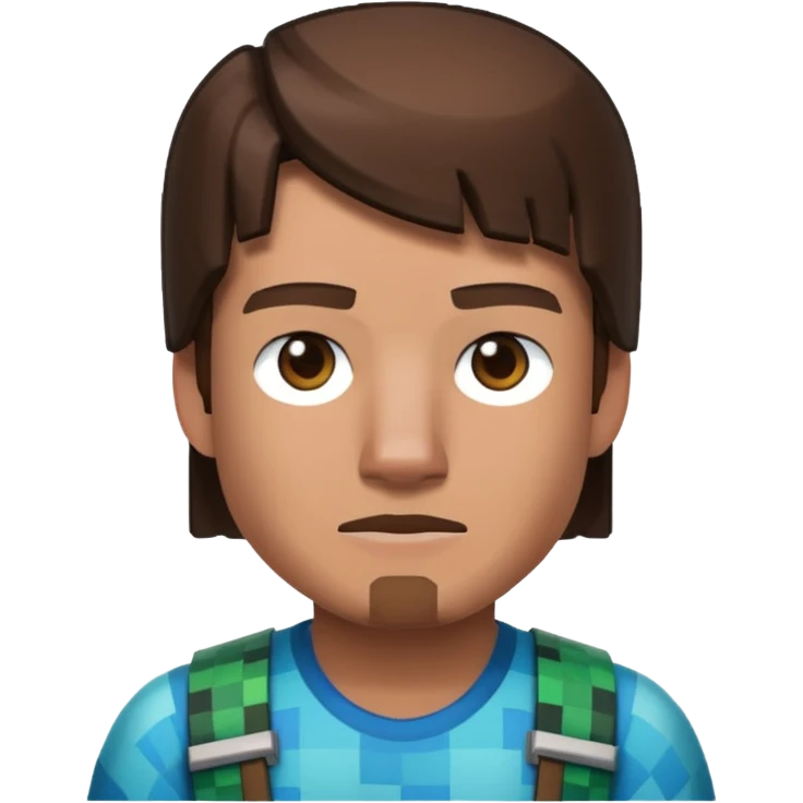 Steve from Minecraft emoji
