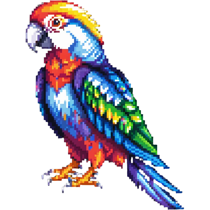 colorful party parrot emoji