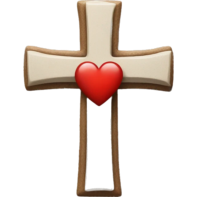 Heart in a cross emoji