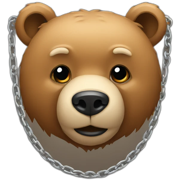bear-chain emoji