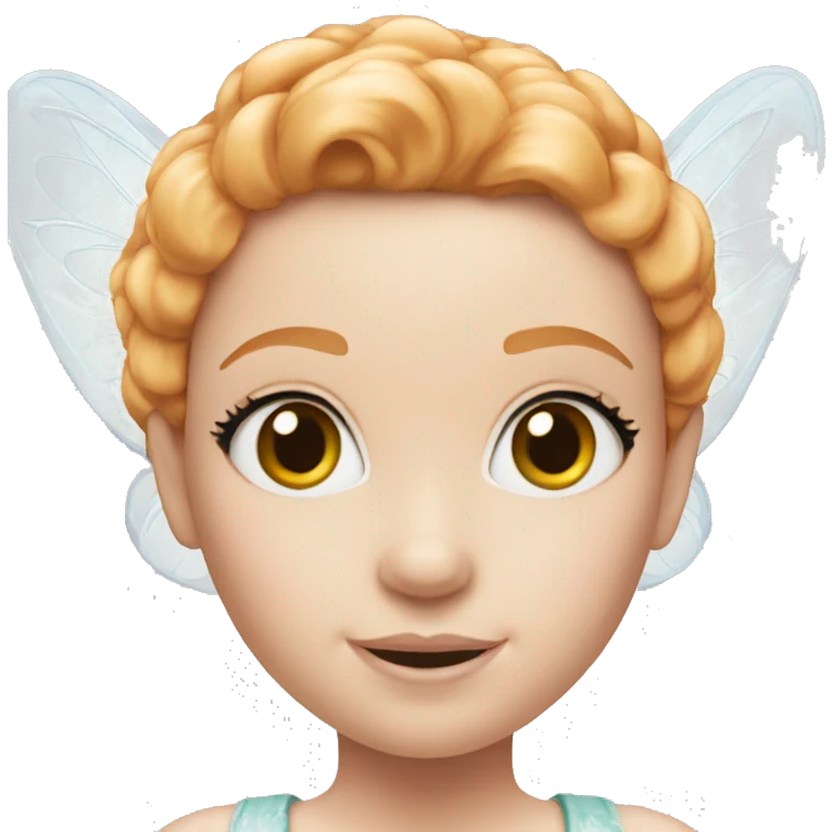 Pale Barbie fairy ginger emoji