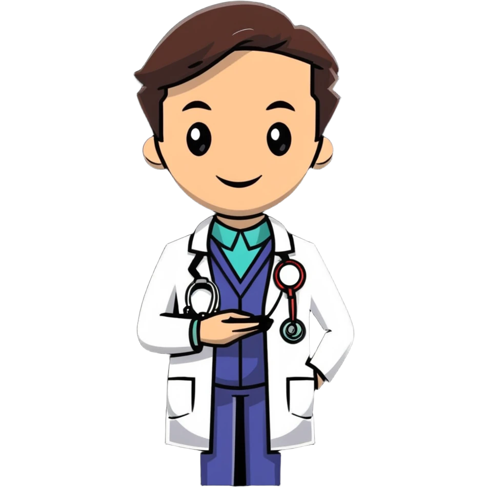 friendly doctor emoji