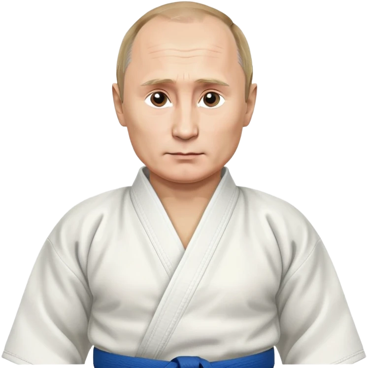 Владимир Путин в кимоно дзюдо emoji