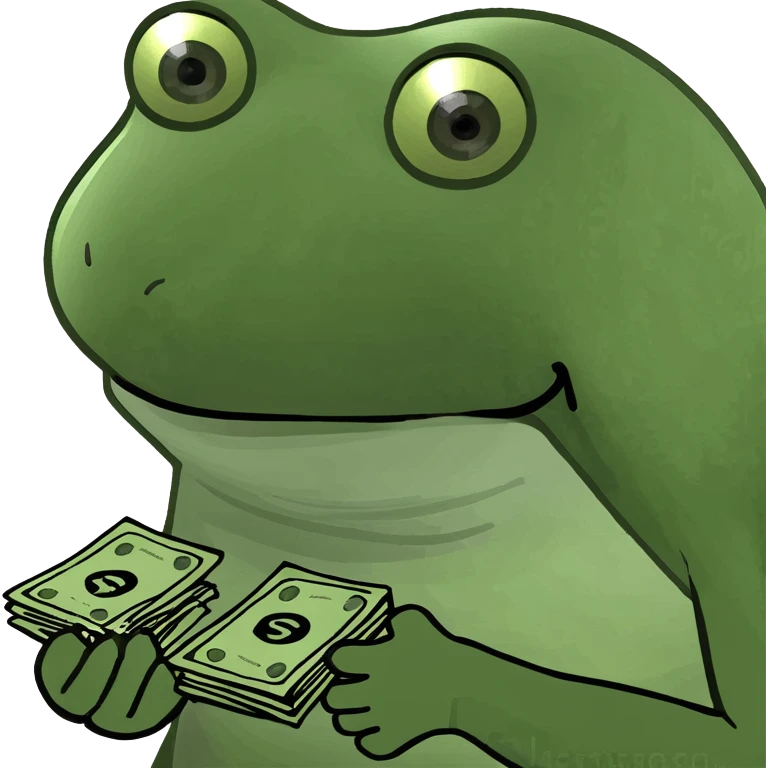 Give me money  emoji